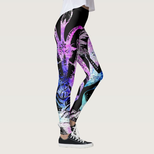 Leggings Gótico Girly Baphomet (Derecha)