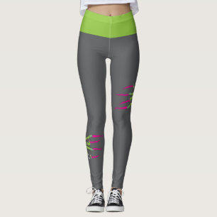 Leggings ¡Graciosa diversión, sangrienta zombilla desgarró