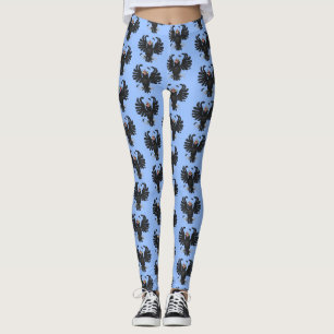 Leggings Gracioso ilustracion de personalizado de cuervos l