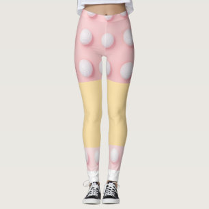 Leggings Gracioso patrón de pelota de calcetines de golf