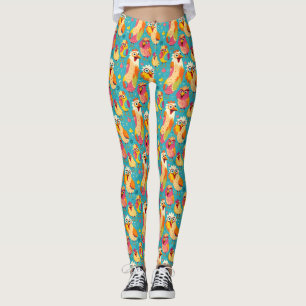 Leggings Gracioso Personalizado caprichoso Resumen de pollo