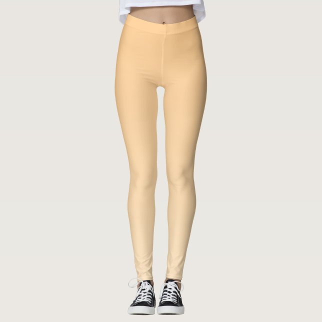 Leggings Gradiente amarillo claro y Naranja (Anverso)