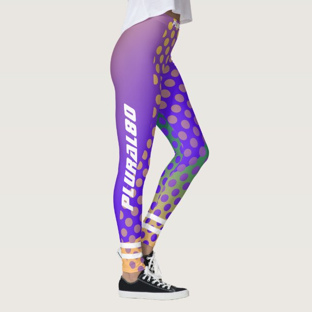Leggings Gradiente azul de estilo (Derecha)