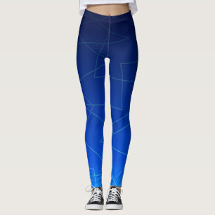 Leggings Gradiente azul marino