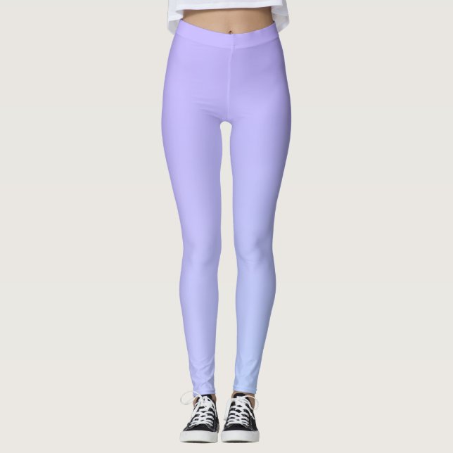 Leggings Gradiente Azul Púrpura (Anverso)