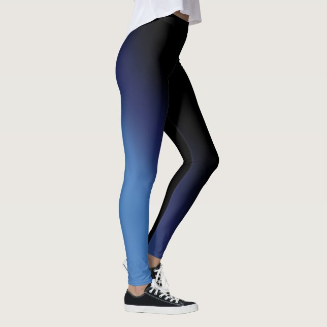 Leggings Gradiente azul y negro (Derecha)