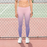 Leggings Gradiente de ángulo recto rosa brillante<br><div class="desc">Un fondo de gradiente rosa claro y suave. Un diseño moderno y caprichoso para sus leggings de yoga. Los colores rosa y perfumado se mezclan con los tonos púrpura azulado.</div>