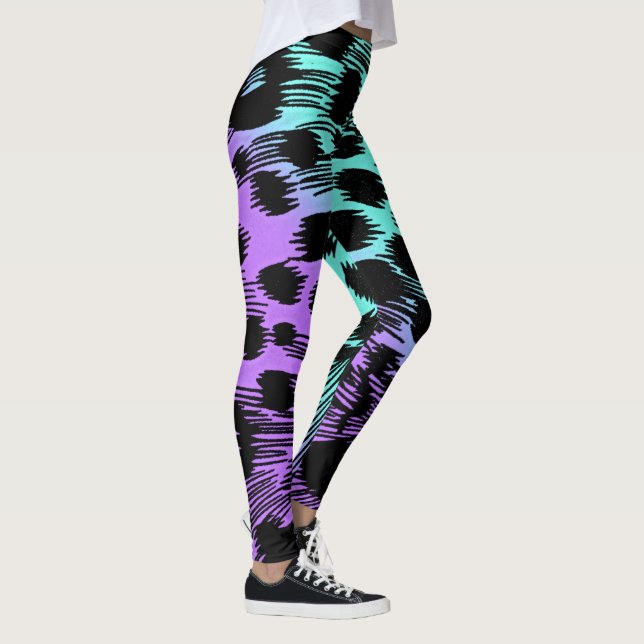 Leggings Gradiente de gato montés (Derecha)