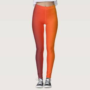 Leggings Gradiente de incendio