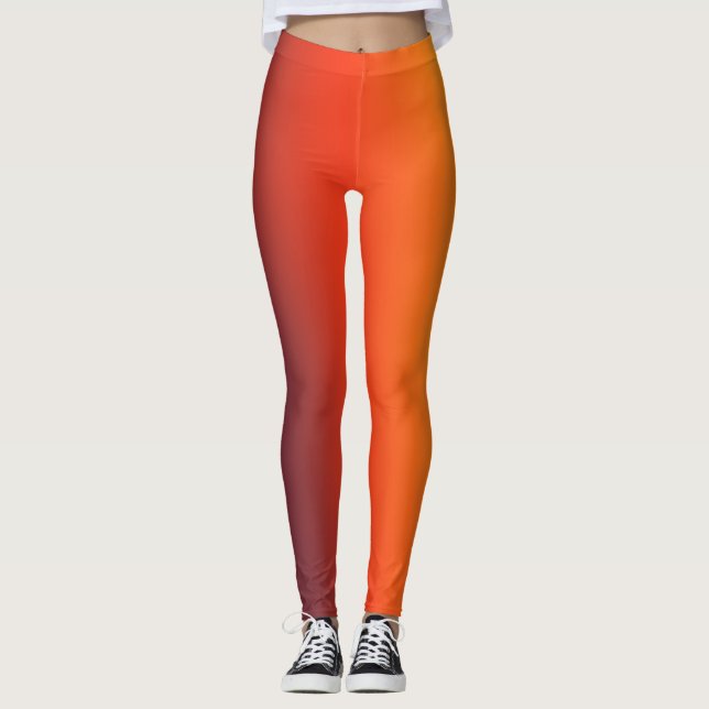 Leggings Gradiente de incendio (Anverso)