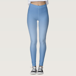Leggings Gradiente de marina azul moderno simple