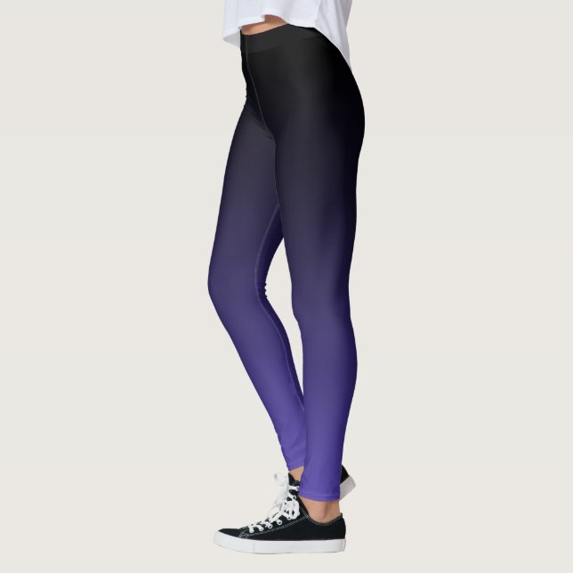 Leggings Gradiente de naranja morado negro mora (Izquierda)