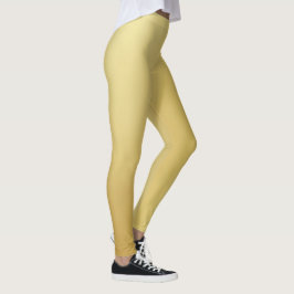 Leggings Gradiente de oro suave de aspecto delgado