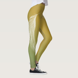 Leggings Gradiente de tonos de piel blanca en la Tierra