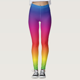 Leggings Gradiente del orgullo gay arcoiris