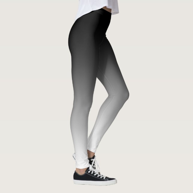 Leggings Gradiente entre blanco y negro de moda de Guay (Derecha)