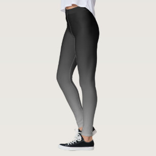 Leggings Gradiente gris negro