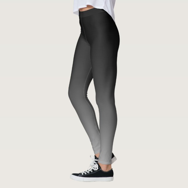 Leggings Gradiente gris negro (Izquierda)