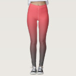 Leggings Gradiente negro rojo de moda<br><div class="desc">Ve por una simple apariencia rosa y gris,  o usa este fondo para personalizar tus propios elementos con texto o imágenes adicionales! Tiene un color de rosa a gris oscuro atenuado.</div>