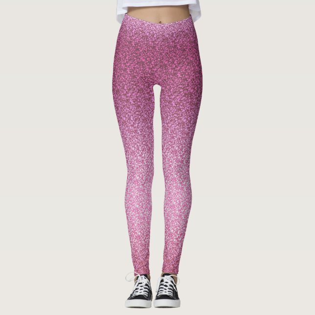 Leggings Gradiente Purpurinoso rosado (Anverso)