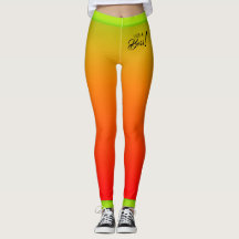 Gradiente rojo amarillo tropical con texto similar