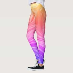 Leggings Gradiente rosa azul amarillo rojo