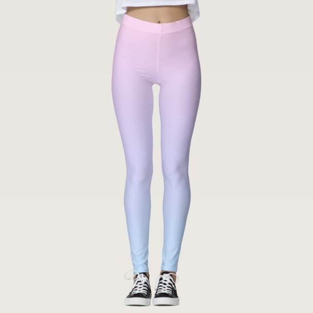 Leggings Gradiente Rosa Púrpura  (Anverso)