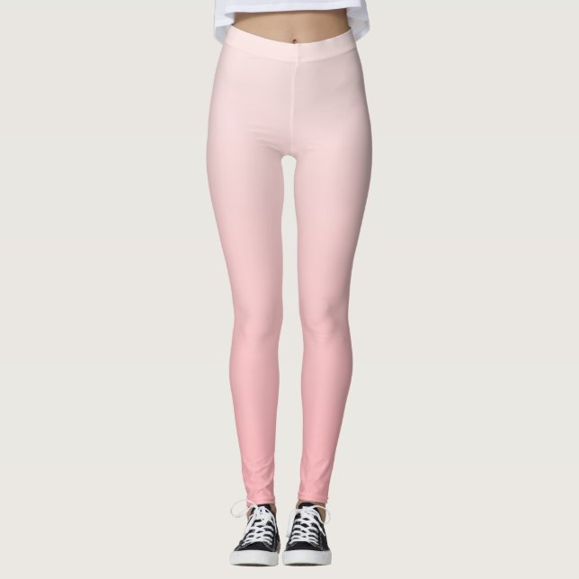 Leggings Gradiente rosa suave (Anverso)
