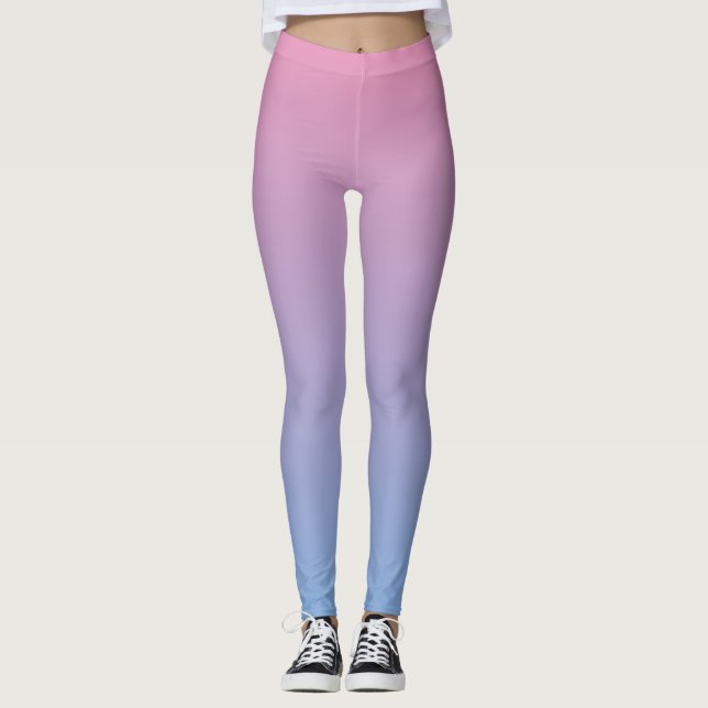 Leggings Gradiente rosa y azul (Anverso)