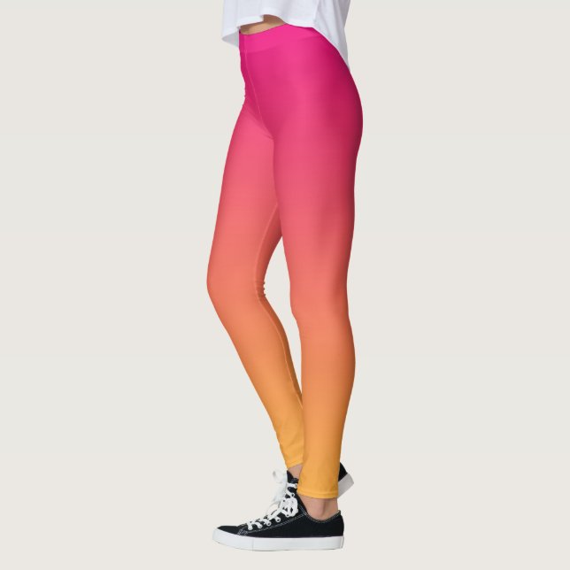 Leggings Gradiente rosa y naranja (Izquierda)