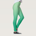 Leggings Gradiente verde oscuro a claro con estilo<br><div class="desc">La luz estilizada y el degradado verde oscuro aportan un toque moderno a tu armario. Para ver el diseño mínimo de ombré en otros elementos,  haga clic en el enlace "Artes Rocklawn". © Claire E. Skinner,  todos los derechos reservados.</div>