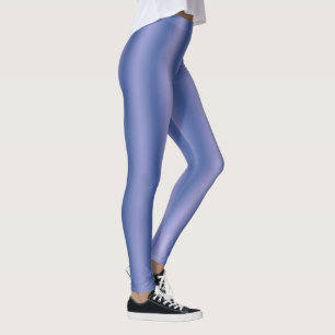 Leggings gradiente vertical de rayas azules