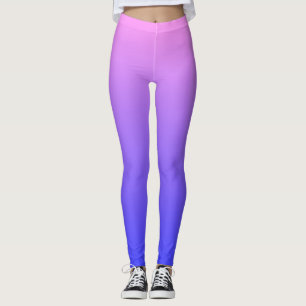 Leggings Gradiente violeta y azul