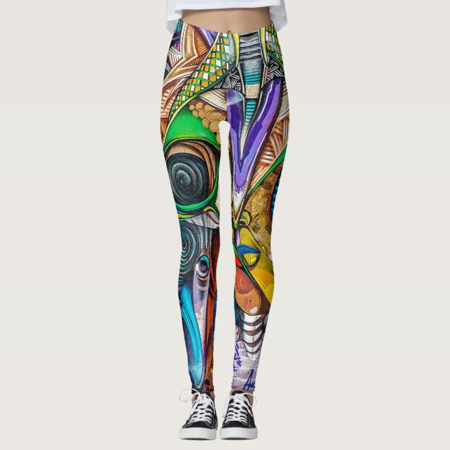 Leggings Graffiti (Anverso)