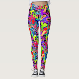 Leggings Graffiti