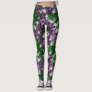 Leggings Graffiti Artista Paint Splash Splateado Edgy Rebel