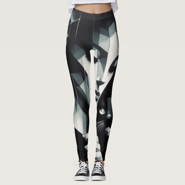 Leggings Graffiti Cat Lady (Anverso)