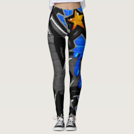 Leggings Graffiti de 3 lúmenes