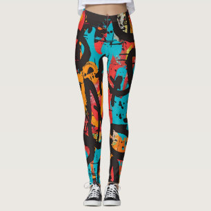 Leggings Graffiti de arte callejero