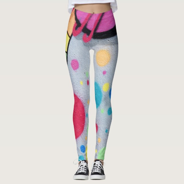 Leggings graffiti modesto (Anverso)