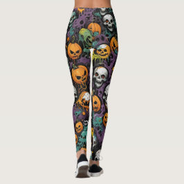 Leggings Graffiti Skulls