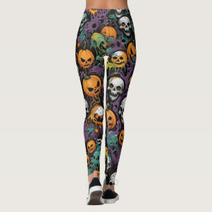 Leggings Graffiti Skulls
