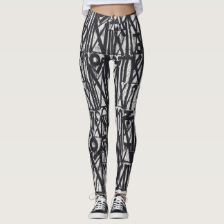 Leggings Graffiti tribal por todas partes en leggatas impre