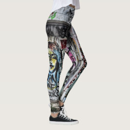 Leggings Graffiti Urban Street Guay Arte moderno de Grunge