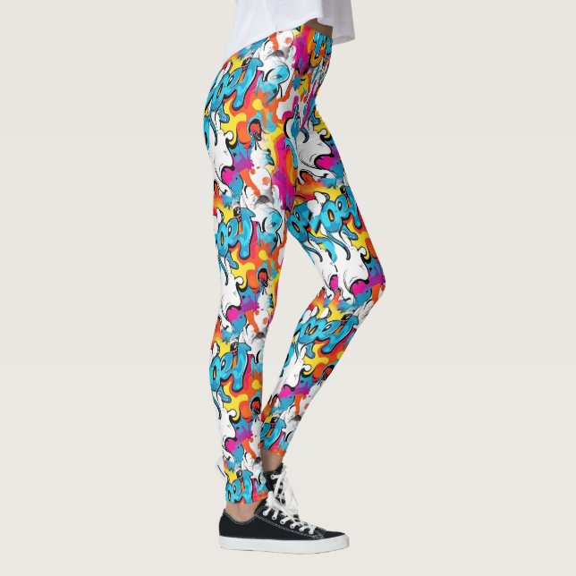 Leggings Graffiti urbano (Derecha)