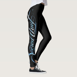 Leggings Gráfica de Caligrafía Celestial del Vacío Sagrado