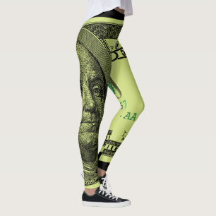 Leggings Gráfico de 100 Bill