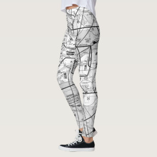 Leggings Gráfico de aviación