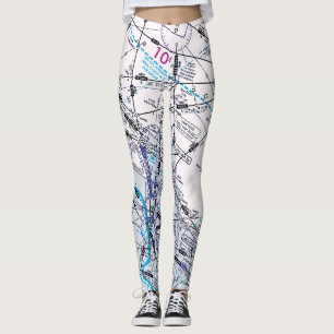 Leggings Gráfico de aviación