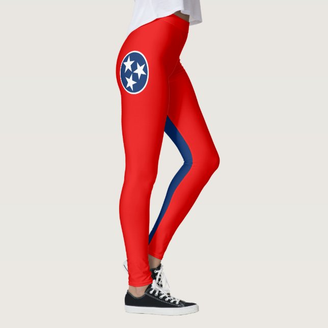 Leggings Gráfico de la bandera del estado de Tennessee diná (Derecha)